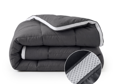 Lazy Dekbed Zonder Overtrek - 3D Air - Antraciet