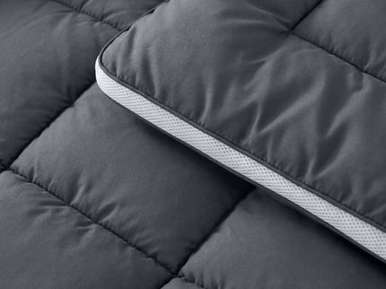 Lazy Dekbed Zonder Overtrek - 3D Air - Antraciet