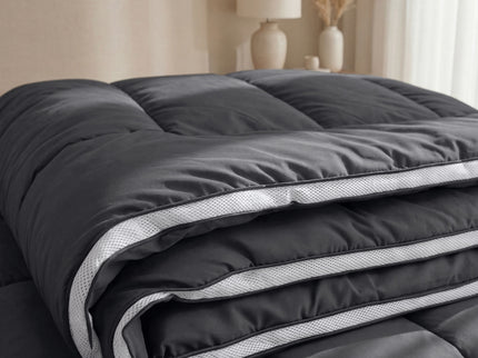 Lazy Dekbed Zonder Overtrek - 3D Air - Antraciet