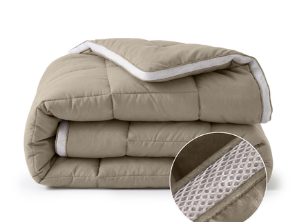 Lazy Dekbed Zonder Overtrek - 3D Air - Taupe