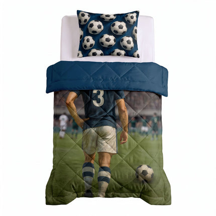 Lazy Dekbed Zonder Overtrek Kids - Football