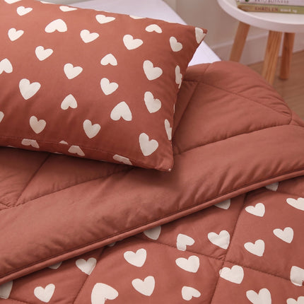 Lazy Dekbed Zonder Overtrek Kids - Hearts