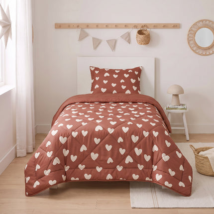 Lazy Dekbed Zonder Overtrek Kids - Hearts