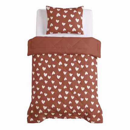 Lazy Dekbed Zonder Overtrek Kids - Hearts