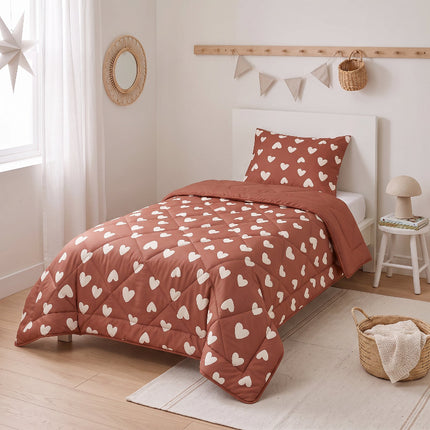 Lazy Dekbed Zonder Overtrek Kids - Hearts