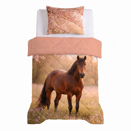 Lazy Dekbed Zonder Overtrek Kids - Horse  