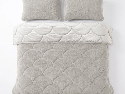 Lazy Dekbed Zonder Overtrek Teddy en Velvet - Beige6