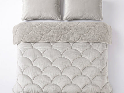 Lazy Dekbed Zonder Overtrek Teddy en Velvet - Beige7