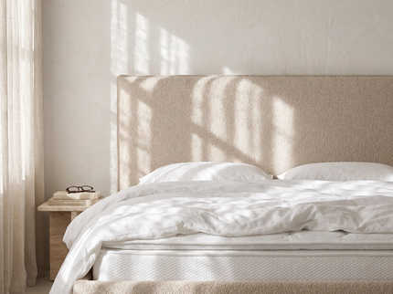 Boxspring met opbergruimte Modena - Taupe