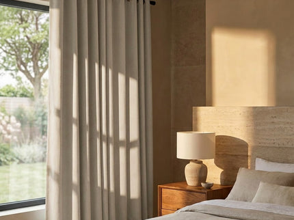 Luxe Gordijnen 100% Verduisterend - Ringen - Ecru