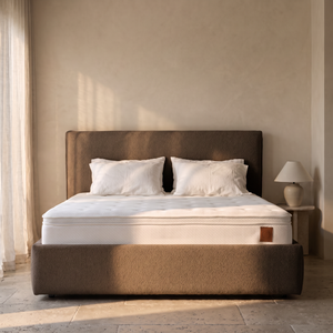 Boxspring met opbergruimte Modena - Bruin