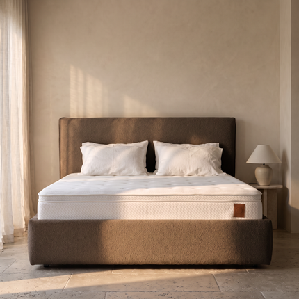 Boxspring met opbergruimte Modena - Bruin