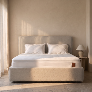Boxspring met opbergruimte Modena - Beige