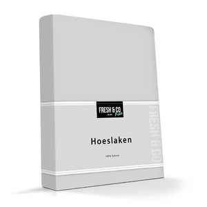 Kinder Hoeslaken - Katoen Jersey Stretch - Grijs