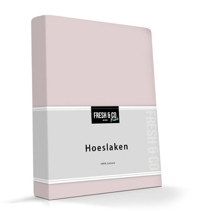 Kinder Hoeslaken - Katoen - Roze