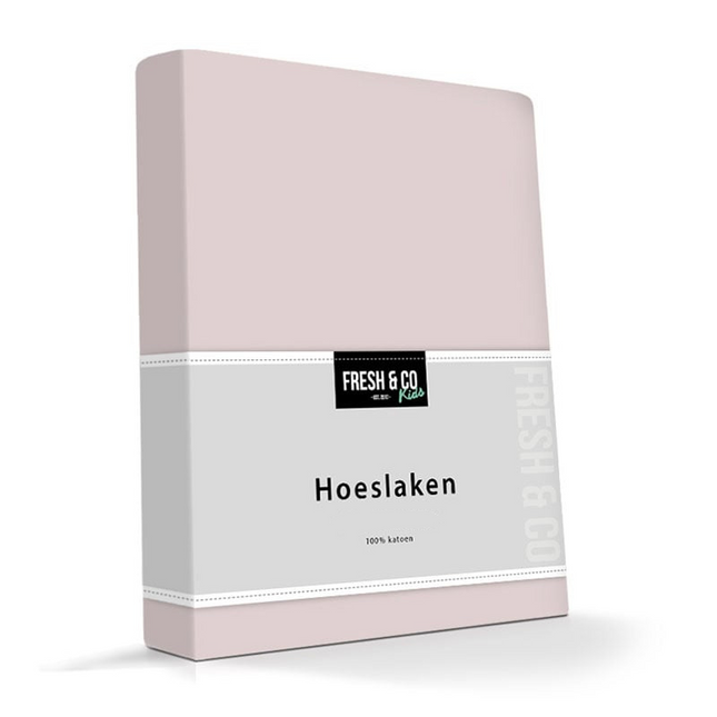 Kinder Hoeslaken - Katoen - Roze