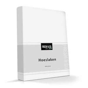 Kinder Hoeslaken - Katoen - Wit