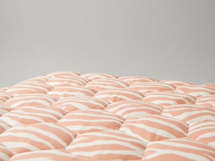 Easy Dekbed Zonder Overtrek - Zebra - Roze