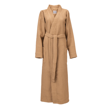 Luxe Wafel Badjas - Pale Khaki