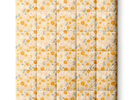 Easy Dekbed Zonder Overtrek - Orange Flower Field