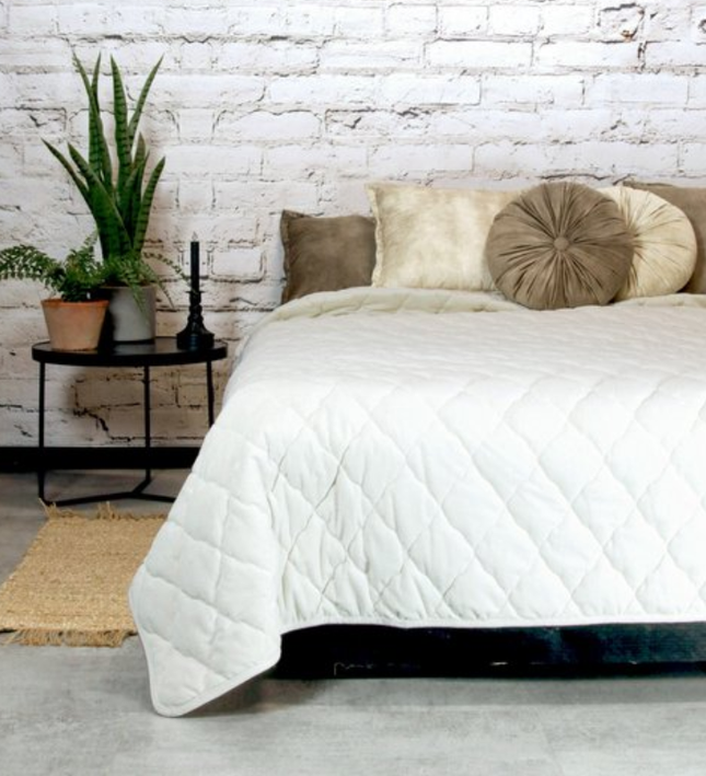 Bedsprei Jenny - Wit