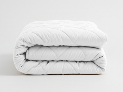 Easy Dekbed Zonder Overtrek - Percale Katoen - Wit