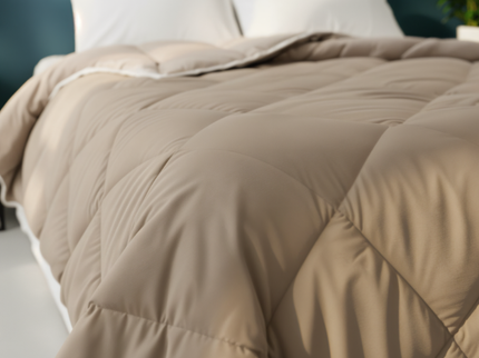 Lazy Dekbed Zonder Overtrek - Taupe