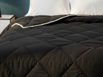 Lazy Dekbed Zonder Overtrek - Zwart