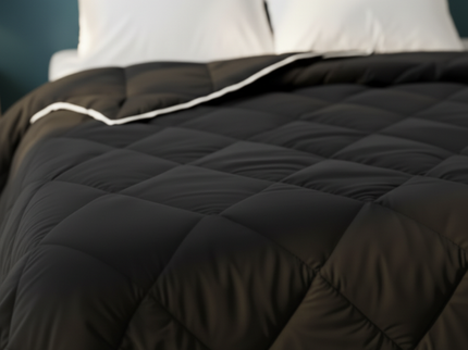 Lazy Dekbed Zonder Overtrek - Zwart