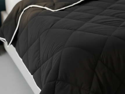 Lazy Dekbed Zonder Overtrek - Zwart