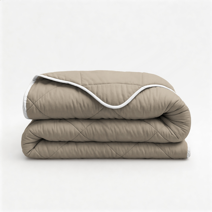 Lazy Dekbed Zonder Overtrek - Taupe