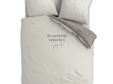 Dekbedovertrek Percale-Katoen - Perfectly Imperfect