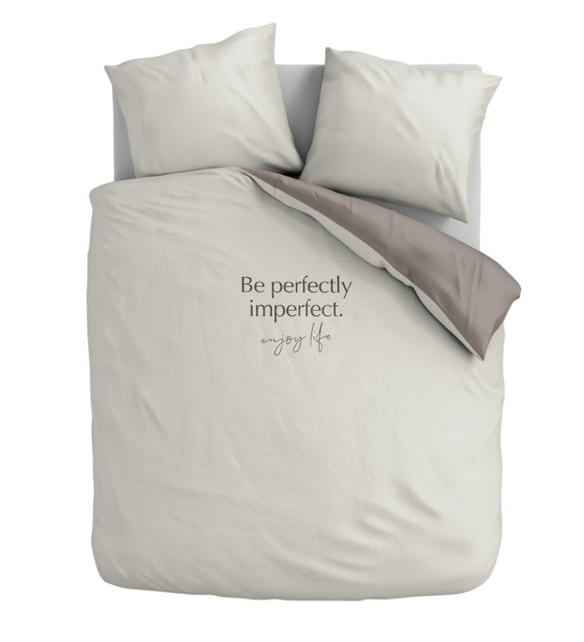 Dekbedovertrek Percale-Katoen - Perfectly Imperfect