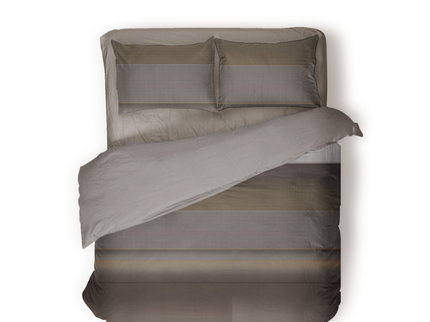 Dekbedovertrek Percale-Katoen - Stripe Geometrie