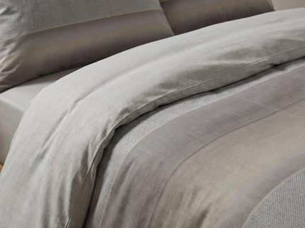 Dekbedovertrek Percale-Katoen - Stripe Geometrie