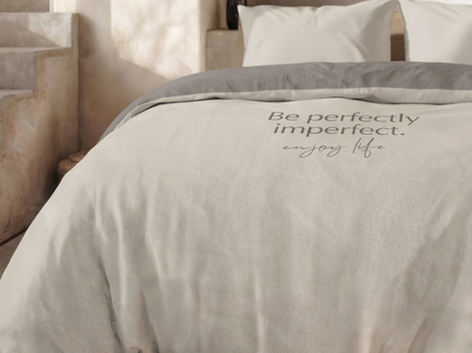 Dekbedovertrek Percale-Katoen - Perfectly Imperfect