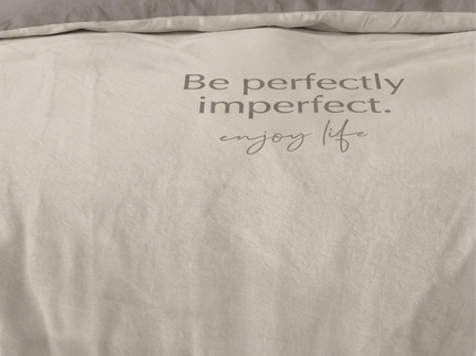 Dekbedovertrek Percale-Katoen - Perfectly Imperfect
