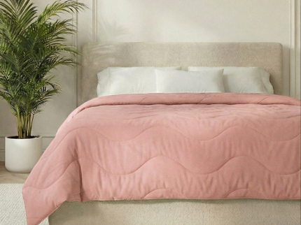 Easy Dekbed Zonder Overtrek Wave Uni - Roze