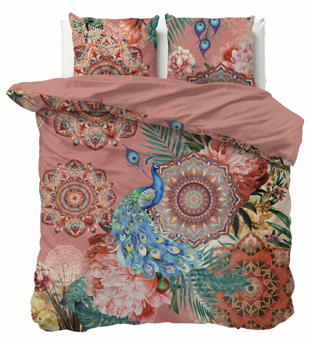 Dekbedovertrek Percale-Katoen - Peacock Dream
