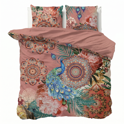 Dekbedovertrek Percale-Katoen - Peacock Dream
