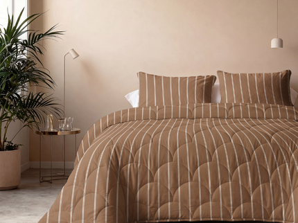Lazy Dekbed Zonder Overtrek Poplin - Taupe