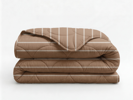 Lazy Dekbed Zonder Overtrek Poplin - Taupe