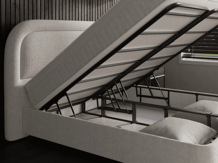 Boxspring met Opbergruimte - Essence - Off-White