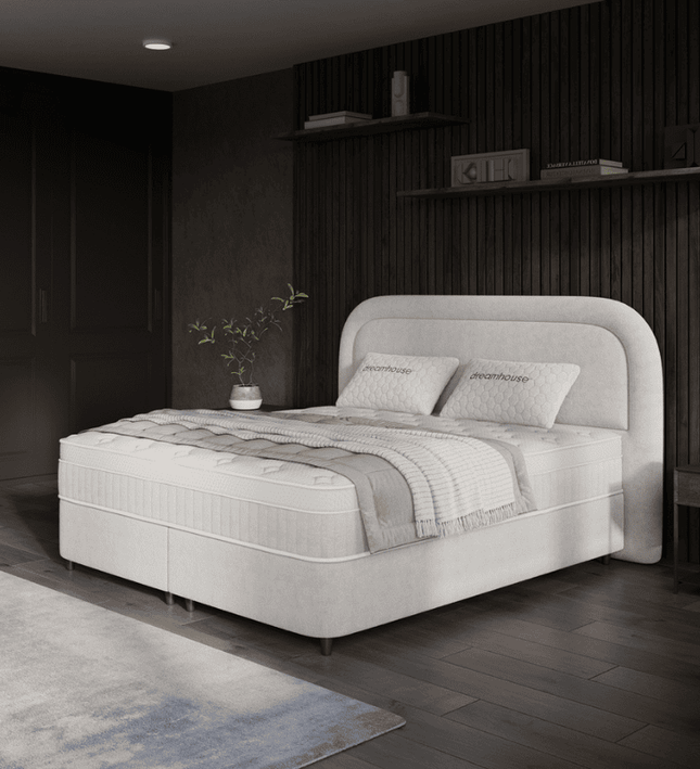 Boxspring met Opbergruimte - Essence - Off-White