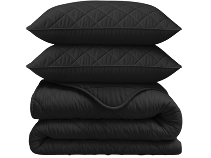 Lazy Dekbed Zonder Overtrek - Uni - Zwart