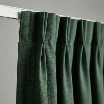 Gordijnen met Linnen Look - Haken - Groen