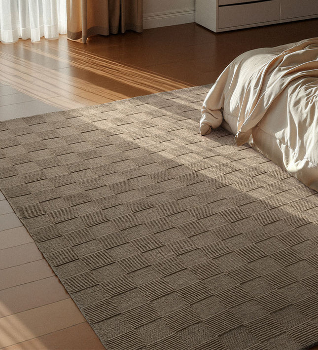 Wollen Vloerkleed Scala - Grijs / Beige
