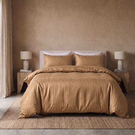 Dekbedovertrek Satin Point - Taupe