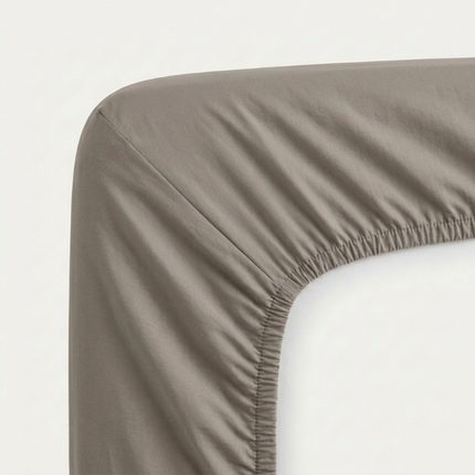 Topper Hoeslaken - Egyptisch Katoen Jersey Stretch - Taupe