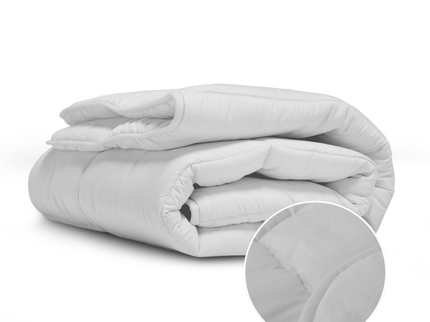Easy Dekbed Zonder Overtrek - Stone Washed - Zilvergrijs
